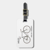 MIles is mijn therapie Bagagelabel (Voorkant verticaal)