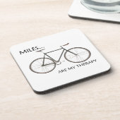 MIles is mijn therapie Bier Onderzetter (Linkerzijde)