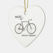 MIles is mijn therapie Keramisch Ornament (Links)