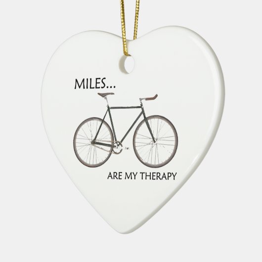 MIles is mijn therapie Keramisch Ornament (Links)