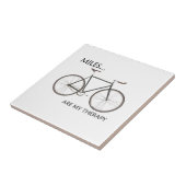 MIles is mijn therapie Tegeltje (Zijkant)