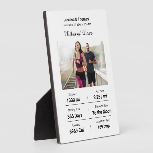 Miles Liefde Fotoplaat (Zijkant)