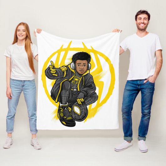 Miles Morales Fleece Deken (In situ)