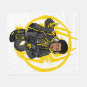 Miles Morales Fleece Deken (Voorkant (Horizontaal))