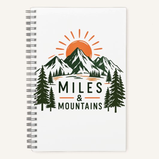 Miles & Mountains Journal Notitieboek (Voorkant)