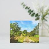 Miles om te gaan... briefkaart (Staand voorkant)