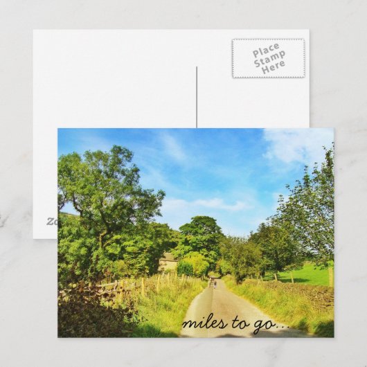 Miles om te gaan... briefkaart (Voorkant / Achterkant)