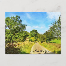 Miles om te gaan... briefkaart