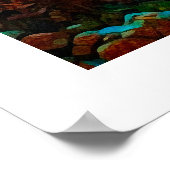 Miles onder het Zee Art Illustratie Poster 1 (Hoek)