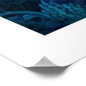 Miles onder het Zee Art Illustratie Poster 4 (Hoek)