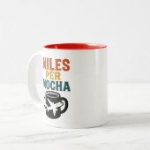 Miles Per Mocha - Motivatie Mok (Voorkant links)