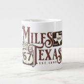 Miles Texas 20oz Grote Koffiekop (Voorkant)