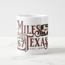 Miles Texas 20oz Grote Koffiekop