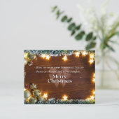 Miles tussen ons kerstBriefkaart Feestdagenkaart (Staand voorkant)