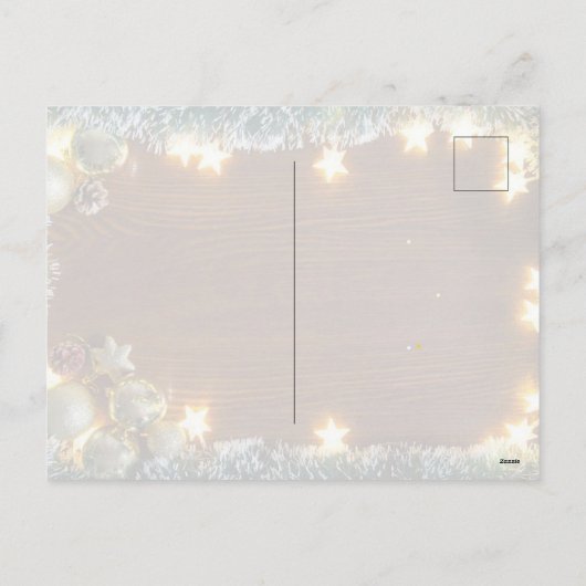 Miles tussen ons kerstBriefkaart Feestdagenkaart (Achterkant)