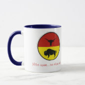 Miles uit elkaar...maar dicht bij het hart . mok (Links)