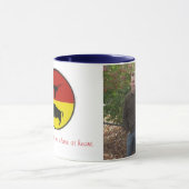 Miles uit elkaar...maar dicht bij het hart . mok (Midden)