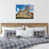 Mileseva Monastery Saint Nicholas Canvas Afdruk (Insitu (Slaapkamer))