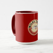 MilesTalk Mok in Red (Voorkant links)