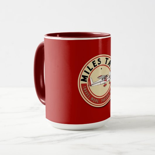 MilesTalk Mok in Red (Voorkant links)