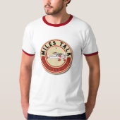MilesTalk Red Ringer T-Shirt (Voorkant)