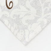 Milestone Baby Blanket - Llama - Blauw Fleece Deken (Hoek)