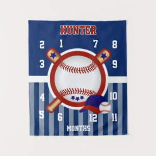 Milestone Baby Foto Prop Baseball ⚾ Sport Wandkleed