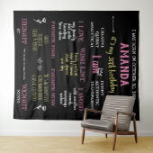 Milestone Birthday Adult Chalkboard Foto achtergro Wandkleed (In Situ (horizontaal))