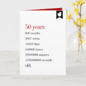 Milestone Birthday Days Old Birthday Kaart (Gele Bloem)