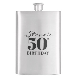 Milestone Birthday Flask Flacon