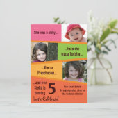 Milestone Birthday - Girls Kaart (Staand voorkant)