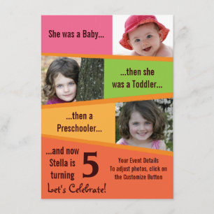 Milestone Birthday - Girls Kaart