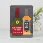 Milestone Birthday Invitation Kaart (Staand voorkant)