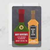 Milestone Birthday Invitation Kaart (Voorkant)