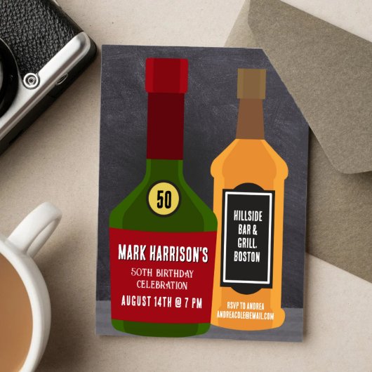 Milestone Birthday Invitation Kaart