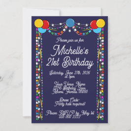 Milestone Birthday Invite Kaart