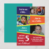 Milestone Birthday Kaart (Voorkant / Achterkant)