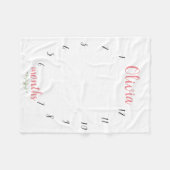 Milestone Blanket Fleece Deken (Voorkant (Horizontaal))