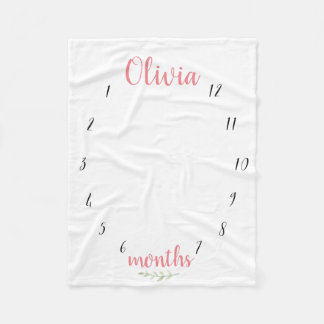 Milestone Blanket Fleece Deken