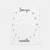 Milestone Blanket Fleece Deken (Voorkant)