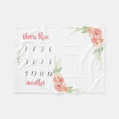 Milestone Blanket Fleece Deken (Voorkant (Horizontaal))