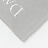 Milestone-foto van Blue and Grey Baby Fleece Deken (Hoek)