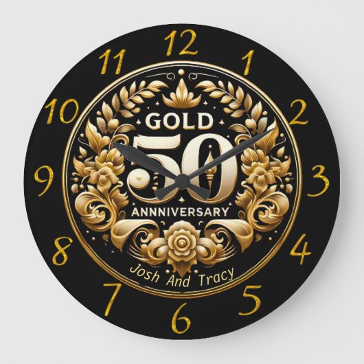 Milestone Gold 50e Jubileum Grote Klok (Voorkant)