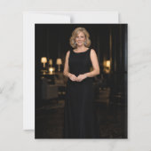 Milestone gold photo birthday invitation (Achterkant)