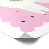 Milestone Llama Poster Meisjes 1e Cactus Alpaca (Hoek)