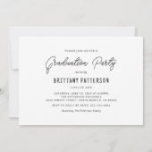 Milestone Moments Photo Afstuderen Invitation Kaart (Achterkant)