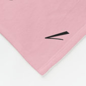 Milestone roze Waterverf Wreater Baby Keepomwille Fleece Deken (Hoek)