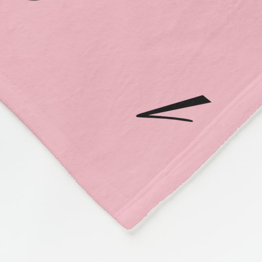 Milestone roze Waterverf Wreater Baby Keepomwille Fleece Deken (Hoek)