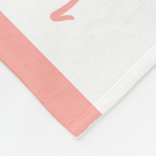 Milestone twin baby meisje perzik groei grafiek fleece deken (Hoek)