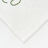 Milestone twin baby meisje waterverf bloemen fleece deken (Hoek)